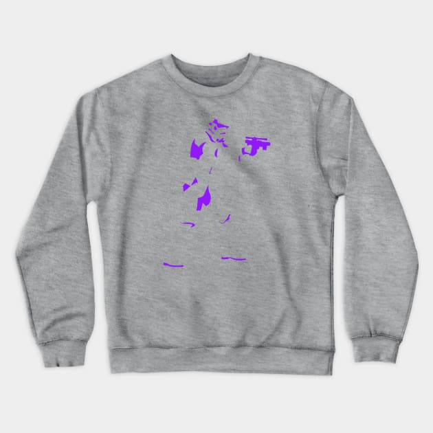 storm purple Crewneck Sweatshirt by Flyingpanda